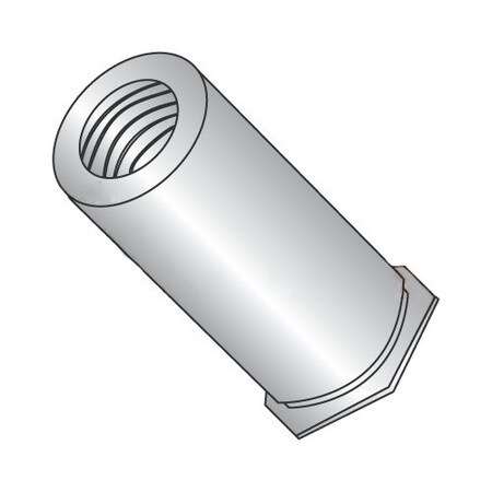 Newport Fasteners Round Standoffs, #8-32 Thrd Sz, 9/16 in Bd L, 18-8 Stainless Steel Plain, 1000 PK 213322